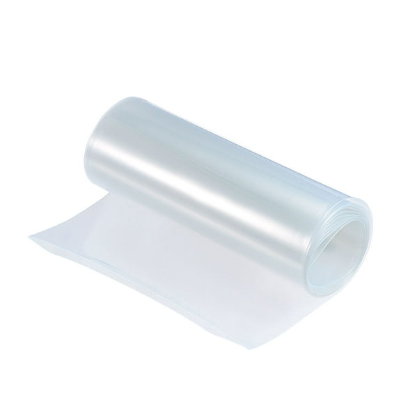 Uxcell 150mm Flat 1.5m Clear Heat Shrink Tube Wraps Battery Wrap for Big Battery Pack