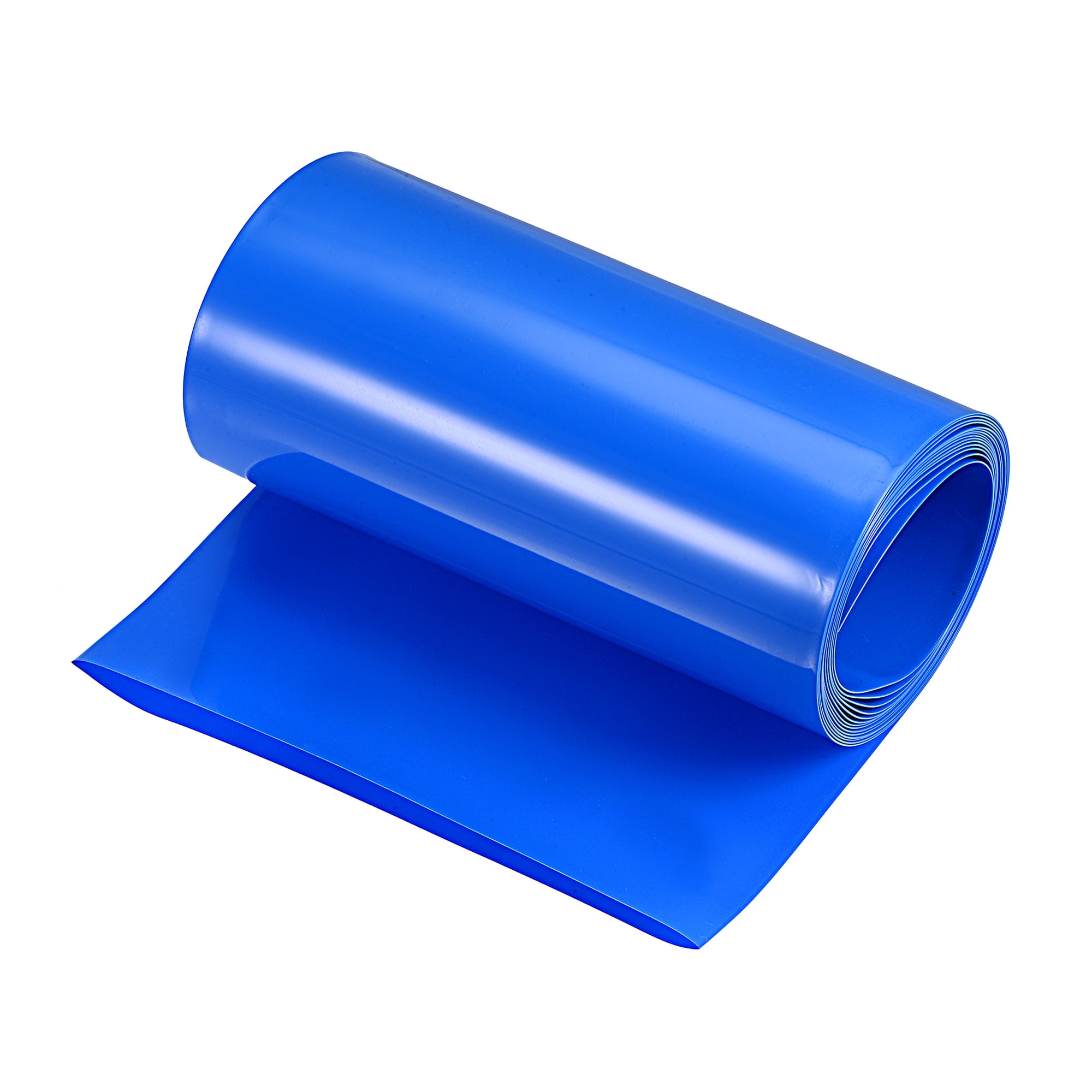 PVC Schrumpfschlauch Schwarz 70 mm Flachmaß – 0,12 mm – Meterware