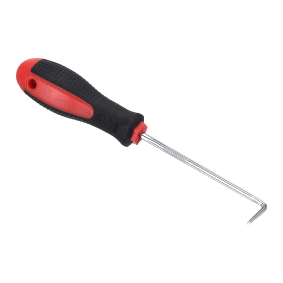 Uxcell 150mm O Ring 90 Degree Pick Oil Seal Gasket Precision Puller Remover Tool, Red
