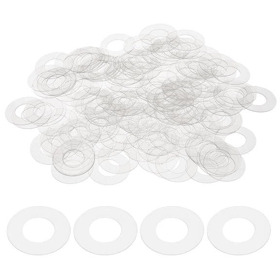 Uxcell 150Pcs M12 Flat Washers 12mm ID 20mm OD 0.5mm Thick Sealing Gasket Ring Spacer Water Hose Washers Replacement for Water Pipe Hose