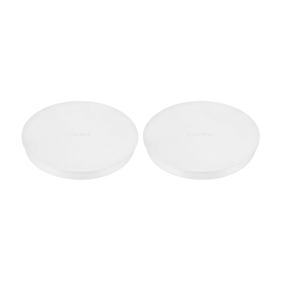 Uxcell 151mm OD Pipe Hole Plug Round Tubing Insert Cover Pipe End Cap White 2 Pack