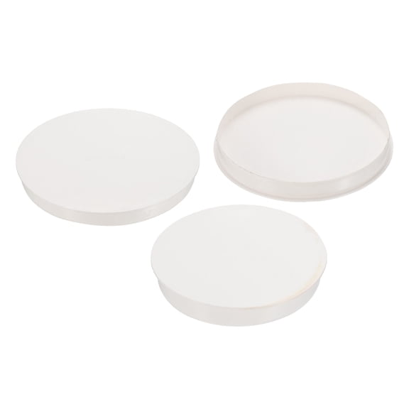 Uxcell 151mm OD Pipe Hole Plugs, 3 Pack Round Tubing Insert Pipe End Cover for Pipeline Protection, White