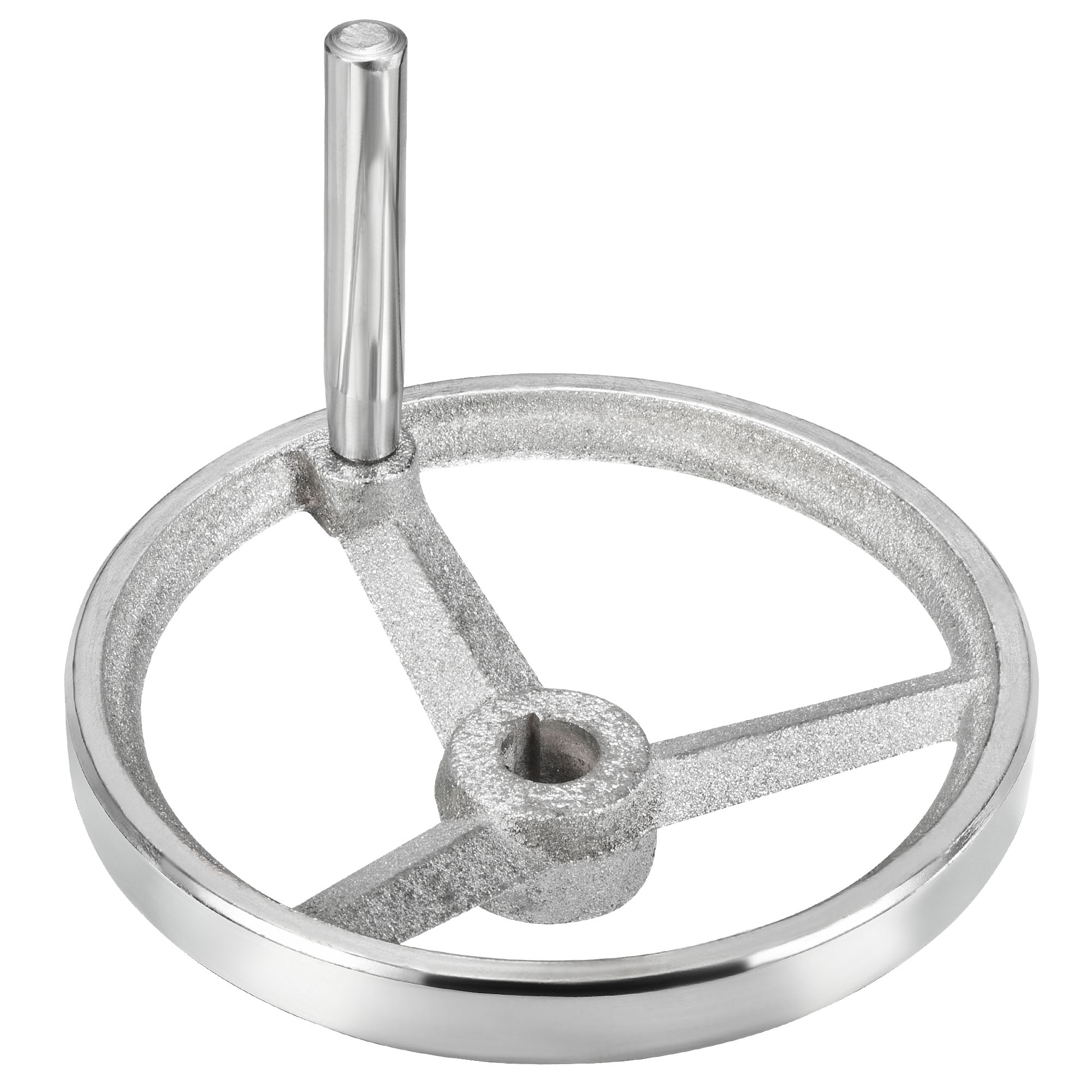 Rotary Handwheel Uxcell 155mm/6.1 Inch Diameter Rotary Handwheel, 1 Pack Cast Iron with ...