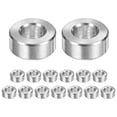 thumbnail image 1 of Uxcell 15PCS M6 Aluminum Spacers 6mm ID x 12mm OD x 5mm L Round  Metal Spacer for Screws Bolts, 1 of 6