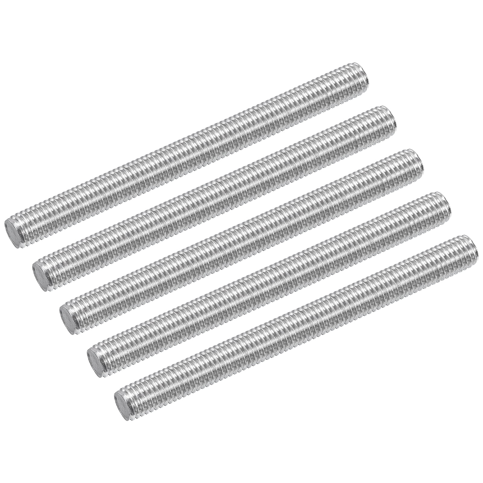 Uxcell 15Pack M10 x 110mm Fully Threaded Rod Right Hand Threads,1.5 Thread Pitch