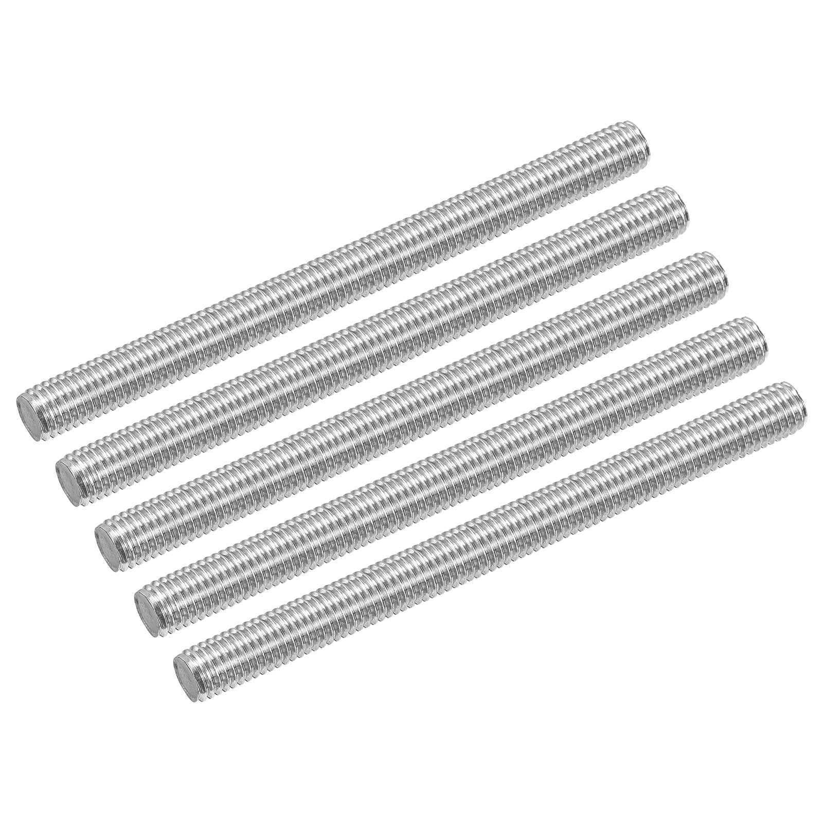 Uxcell 15Pack M10 x 120mm Fully Threaded Rod Right Hand Threads,1.5 Thread Pitch
