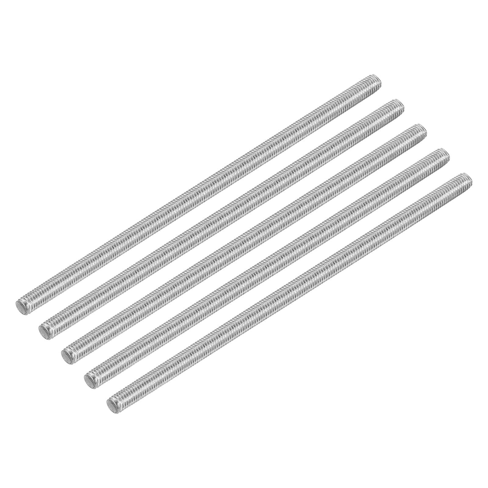 Uxcell 15Pack M5 x 130mm Fully Threaded Rod Right Hand Threads, 0.8 ...