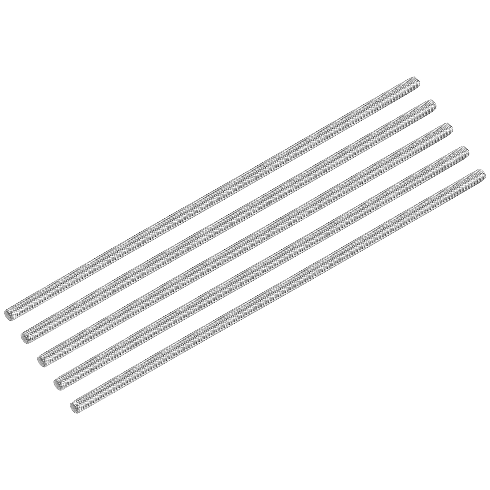 Uxcell 15Pack M5 x 200mm Fully Threaded Rod Right Hand Threads, 0.8 Thread Pitch