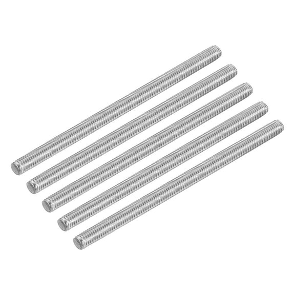 Uxcell 15Pack M5 x 90mm Fully Threaded Rod Right Hand Threads, 0.8 Thread Pitch