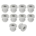 thumbnail image 1 of Uxcell 15Pack Rubber Grommets 10mm Drill Hole, 7mm ID Hole Top Hat Hole Plug Grommet, Gray, 1 of 7