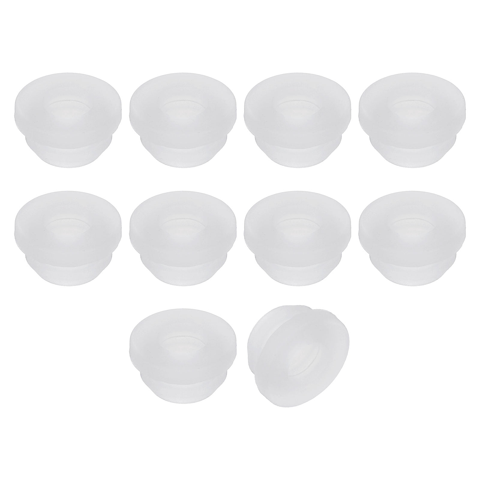 Uxcell 5-Pack Rubber Grommets – 7/8" Hole, 1/2" ID, Silicone Top Hat Plugs For Wiring & Automotive