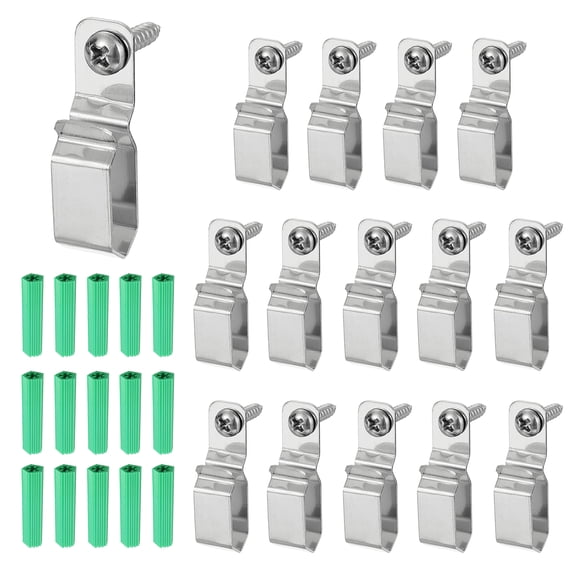 Uxcell 15Pack String Light Hanger Hooks LED Strip Light Holder for 8x13mm Light Strip