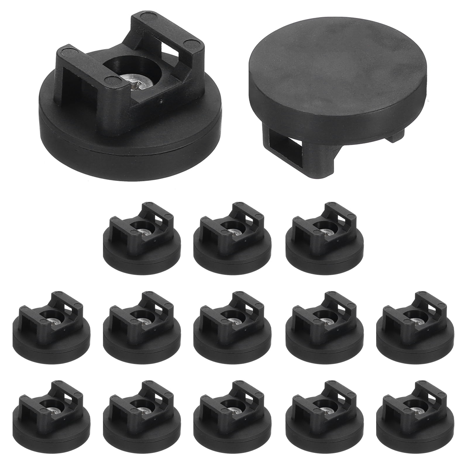 Magnetic Plug Clips Uxcell 15Pcs Magnetic Zip Tie Mount,31mm Multipurpose Magnetic Cable ...