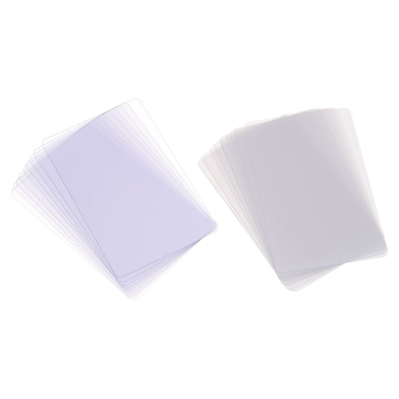 Uxcell 15Pcs Opening Card, 0.25+0.35mm Ultra Thin Flexible Pry Opening Tool for LCD Screen Mobile Phone Repairing
