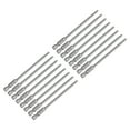 thumbnail image 1 of Uxcell 15Pcs T15 Torx Head Screwdriver Bit S2 Steel Magnetic Screw Drive Bit 4" Long 1/4 Inch Hex Shank, 1 of 5
