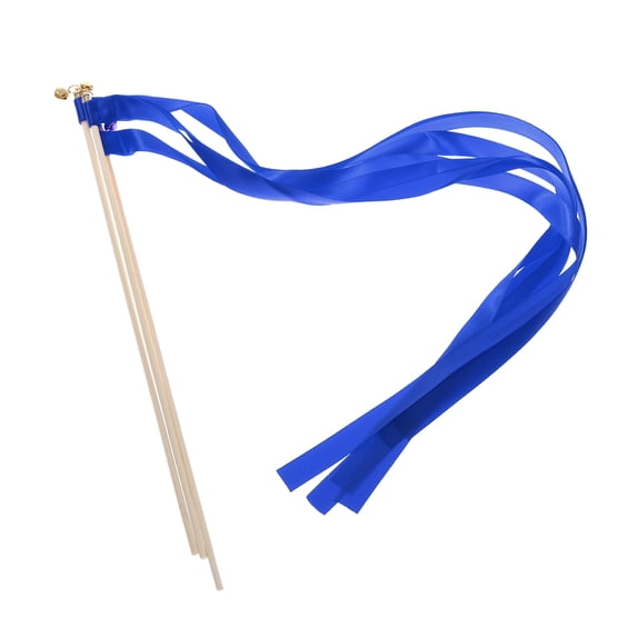 15Pcs Wedding Ribbon Sticks Ribbon Streamers Sticks for Wedding Celebration Dark Blue