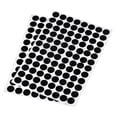 thumbnail image 1 of Uxcell 15mm Dia Self Adhesive Screw Hole Cover Stickers Black 2 Sheet/192Pcs, 1 of 5