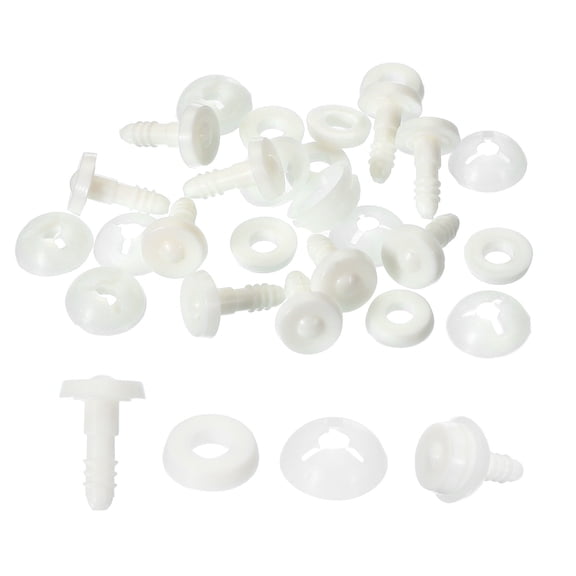 Uxcell 10Set Doll Joints, Plastic Removable Animal Joints Accessories 15mm