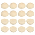 thumbnail image 1 of Uxcell 15mm Half Wood Beads, 300 Pack Unfinished Natural Wooden Beads Round Split Wood Balls for Craft, 1 of 5