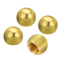 thumbnail image 1 of Uxcell 15mm Lamp Decoration for Lamp Harp Top Lampshade Holder M10 Lamp Finial Cap Knob Bronze 4 Pack, 1 of 5