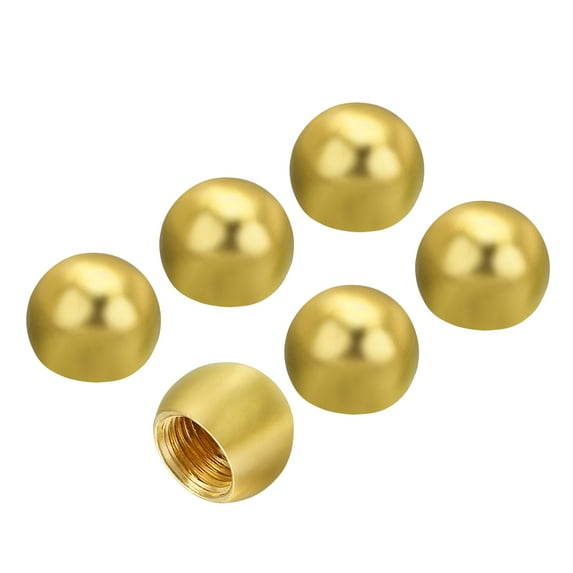 Uxcell 15mm Lamp Decoration for Lamp Harp Top Lampshade Holder M10 Lamp Finial Cap Knob Bronze 6 Pack