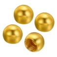 thumbnail image 1 of Uxcell 15mm Lamp Decoration for Lamp Harp Top Lampshade Holder M10 Lamp Finial Cap Knob Electrophoresis Gold 4 Pack, 1 of 5
