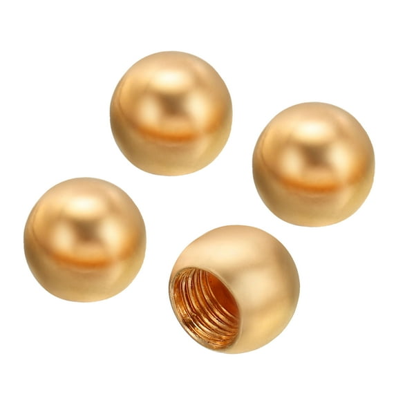 Uxcell 15mm Lamp Decoration for Lamp Harp Top Lampshade Holder M10 Lamp Finial Cap Knob French Gold Color 4 Pack