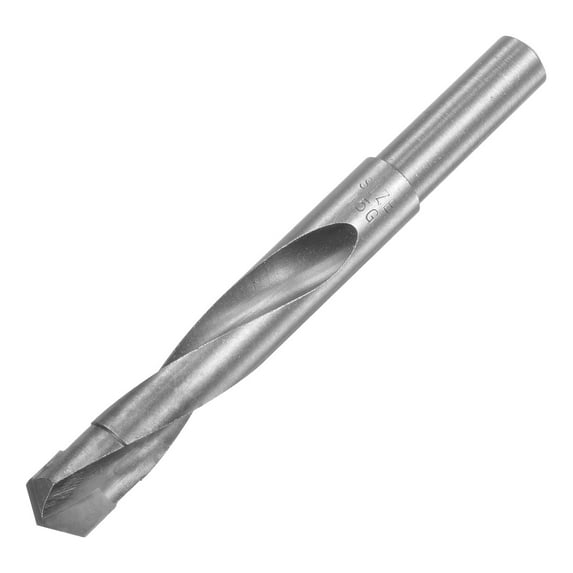 Uxcell 15mm Reduced Shank Cemented Carbide Twist Drill Bits, 1/2 Inch Straight Shank