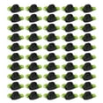 thumbnail image 1 of Uxcell 15mm Tiny Satin Ribbon Rose Fabric Flowers Embellishments Rosettes Applique Black 100 Pcs, 1 of 6