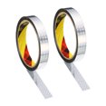 thumbnail image 1 of Uxcell 15mmx30m Prism Tape Holographic Reflective Self Adhesive Decor, Silver 2 Pack, 1 of 5