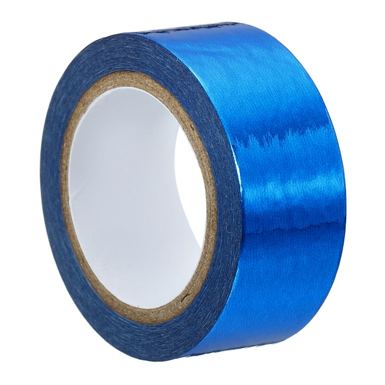 Uxcell 15mmx5m Metallic Foil Masking Washi Tape Art Craft Decoration, Dark  Blue 1 Roll