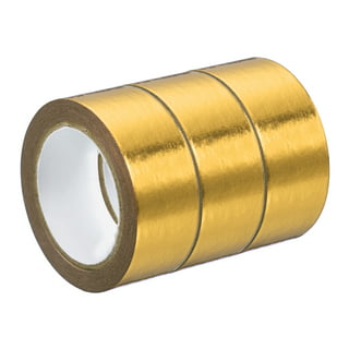 YUBX Skinny Gold Washi Tape Set Decorative Washi Glitter Adhesive 3mm Wide 24 Rolls