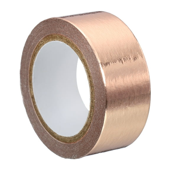 Uxcell 15mmx5m Metallic Foil Masking Washi Tape Art Craft Decoration, Pink Gold 1 Roll