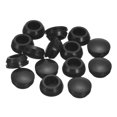 thumbnail image 1 of Uxcell 15pack Silicone Plugs, Rubber Round Snap in Locking Hole Plugs Waterproof Hole Plug for 14-15mm Hole, Black, 1 of 6