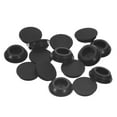 thumbnail image 1 of Uxcell 15pack Silicone Plugs, Rubber Round Snap in Locking Hole Plugs Waterproof Hole Plug for 15.5-17mm Hole, Black, 1 of 6