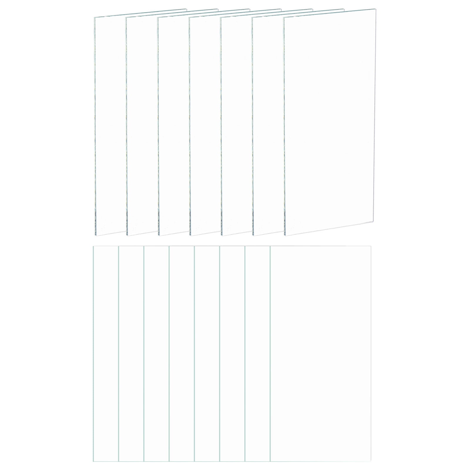Uxcell 15packs Welding Lens 1.89" x 4.25" Clear Glass Replacement Welding Lenses