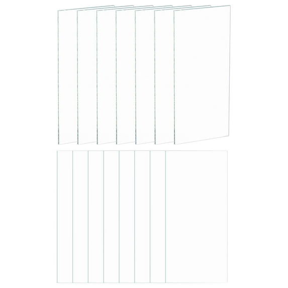 Uxcell 15packs Welding Lens 1.9" x 4.25" Clear Glass Replacement Welding Lenses