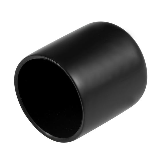 Uxcell 15pcs 1 1/8"(28mm) Round Black Vinyl End Cap Screw Thread Protectors Rubber Cover Caps