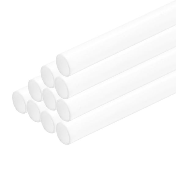 Uxcell 15pcs 10" Plastic Model Tube ABS Square Tube 0.2"x0.2" White Easy Processing Architectural Model Making DIY
