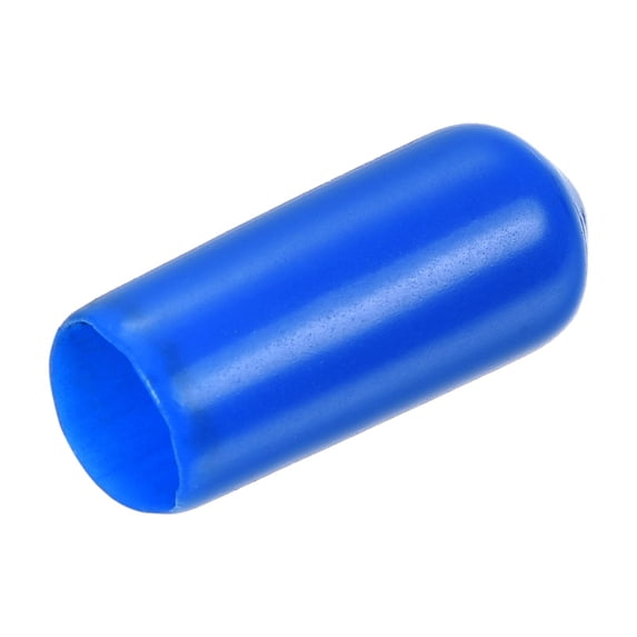 Uxcell 15pcs 7mm Round Blue Vinyl End Cap Screw Thread Protectors ...