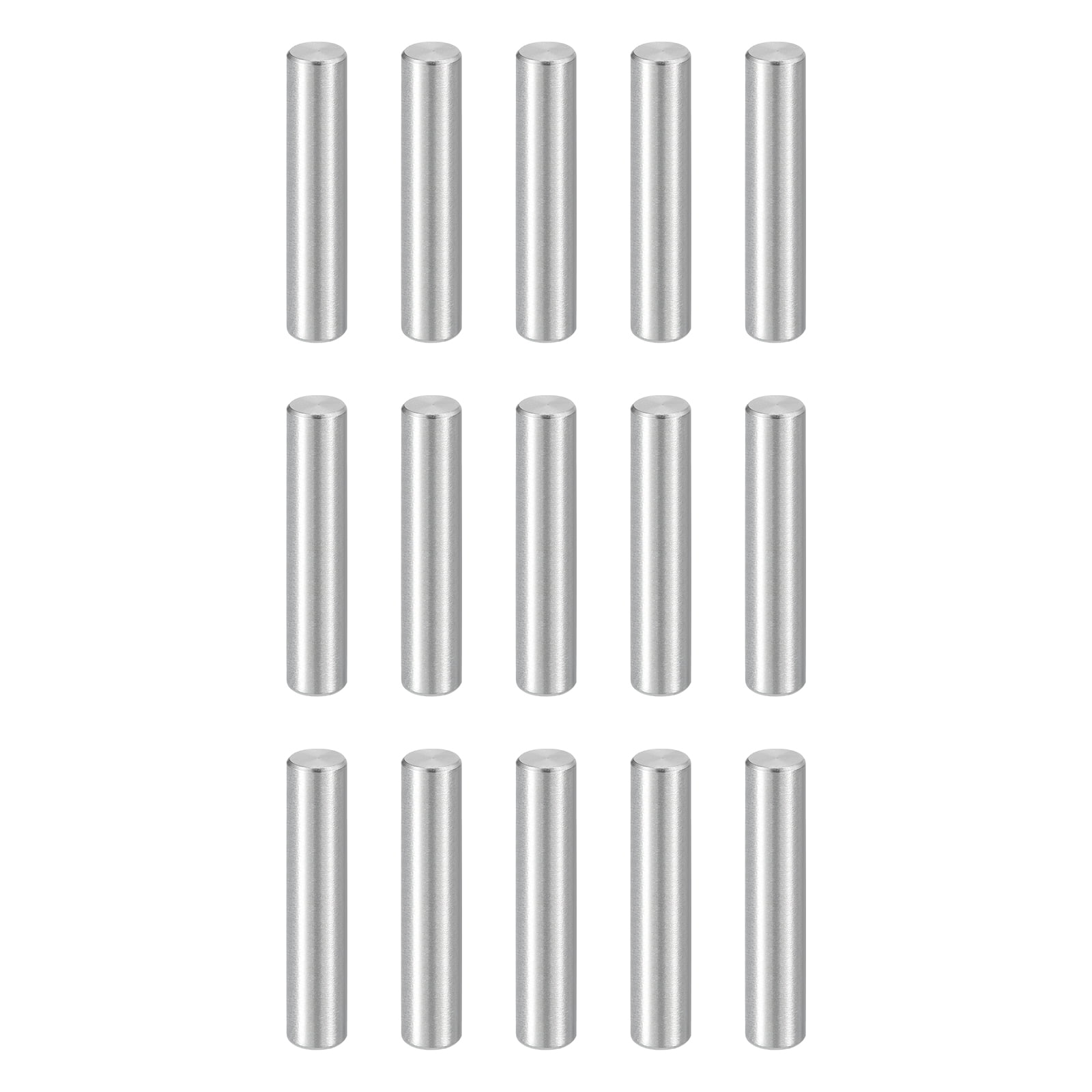 Uxcell 15pcs Dowel Pins M4(4mm) x 20mm 304 Stainless Steel Cylindrical ...