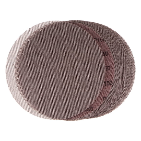 Uxcell 15pcs Mesh Sanding Discs 9 Inch Hook and Loop Sanding Net 150 Grits Dust Free Abrasive Pads for Wood Furniture