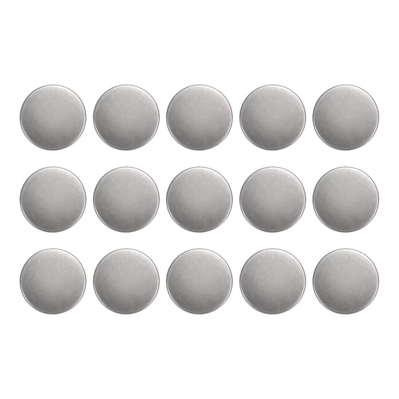 Uxcell 15pcs Metal Round Buttons 18mm Brass Sewing Craft Buttons, Gun