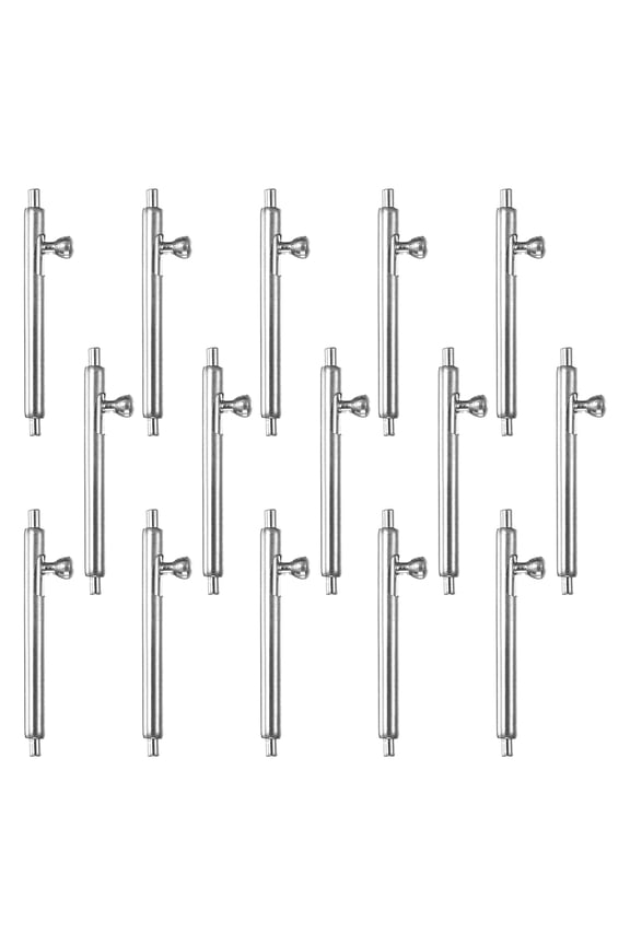 15pcs Quick Release Spring Bars 12mm 304 Stainless Steel Watch Pins Replacement