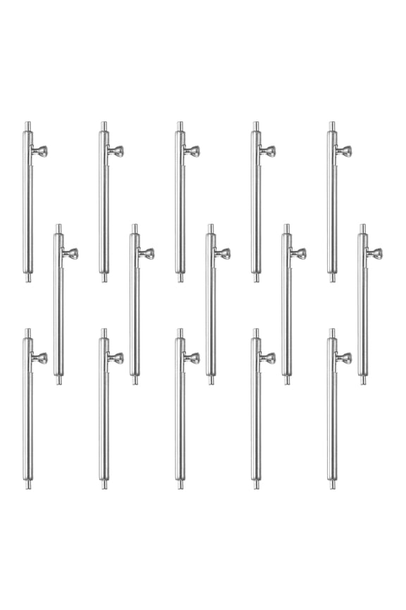 15pcs Quick Release Spring Bars 18mm 304 Stainless Steel Watch Pins Replacement