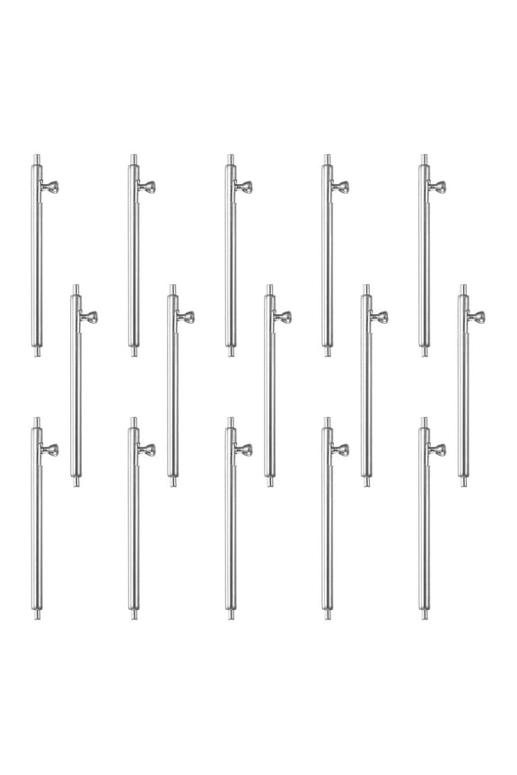 15Pcs Quick Release Spring Bars 22mm 304 Stainless Steel Watch Pins Replacement
