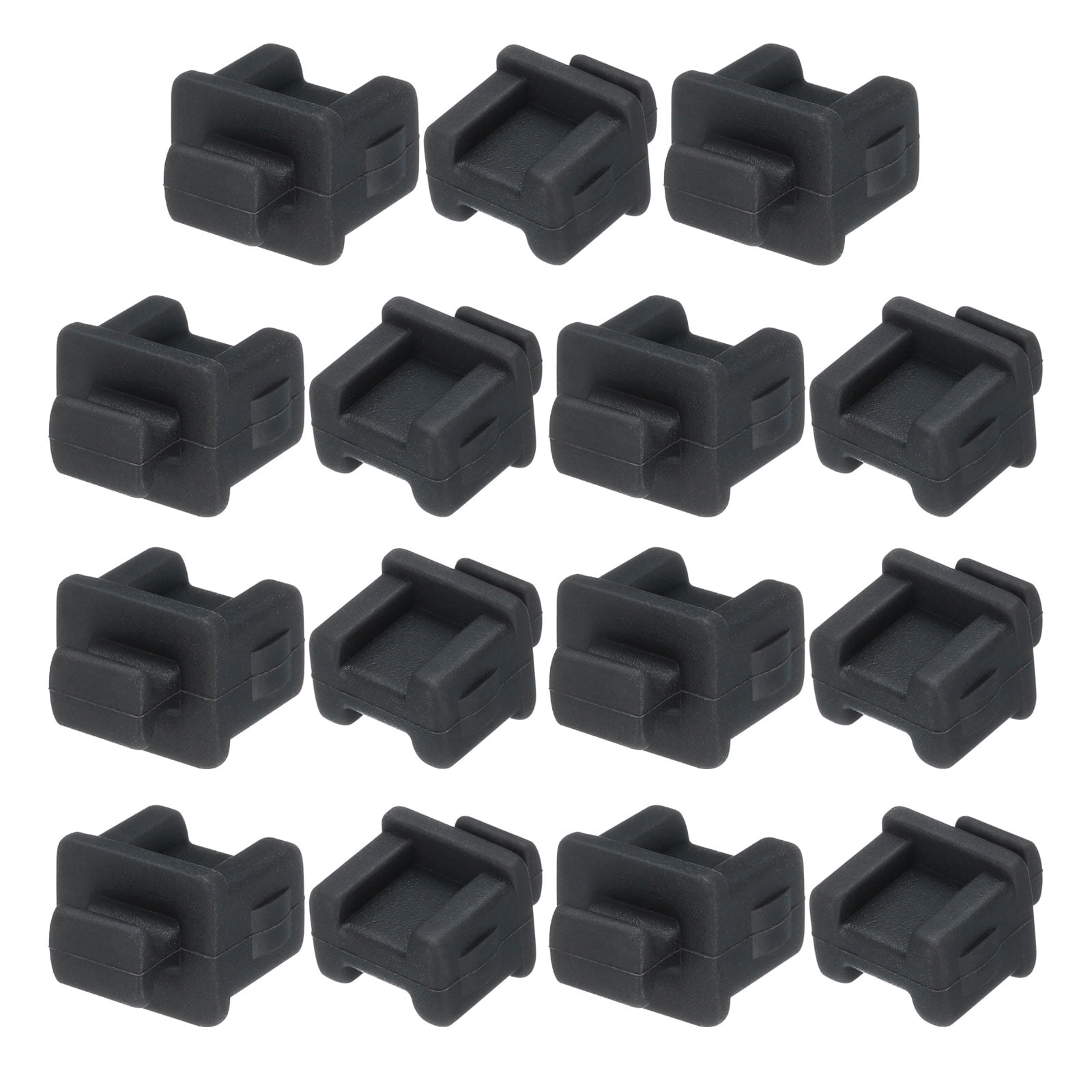 Uxcell 15pcs SFP-B Port Duct Covers Caps Silicone Plugs Protector for ...