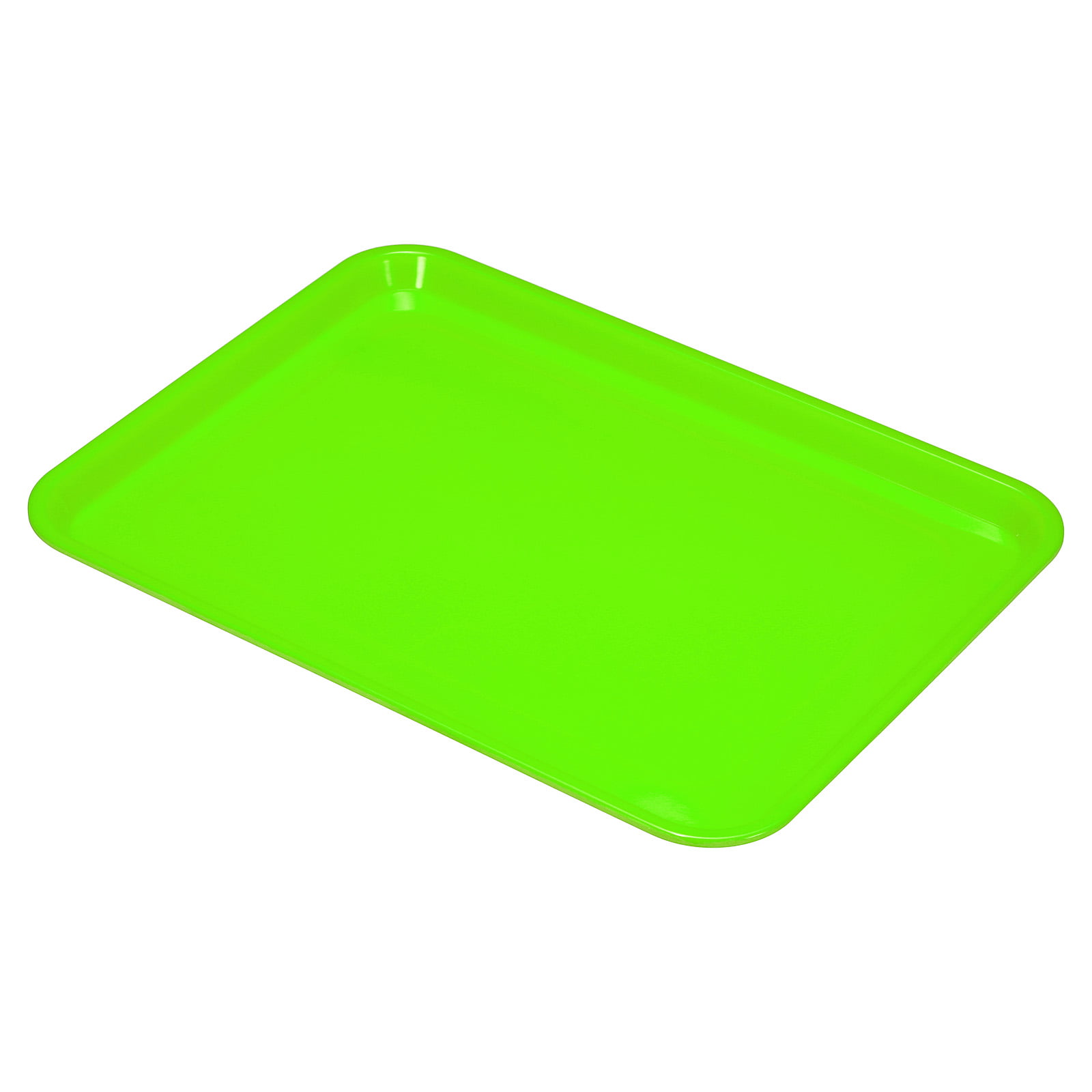 Uxcell 15x11 Fast Food Tray, Plastic Multi-Purpose Rectangle Serving Tray  for Restaurant Home Kitchen, Green