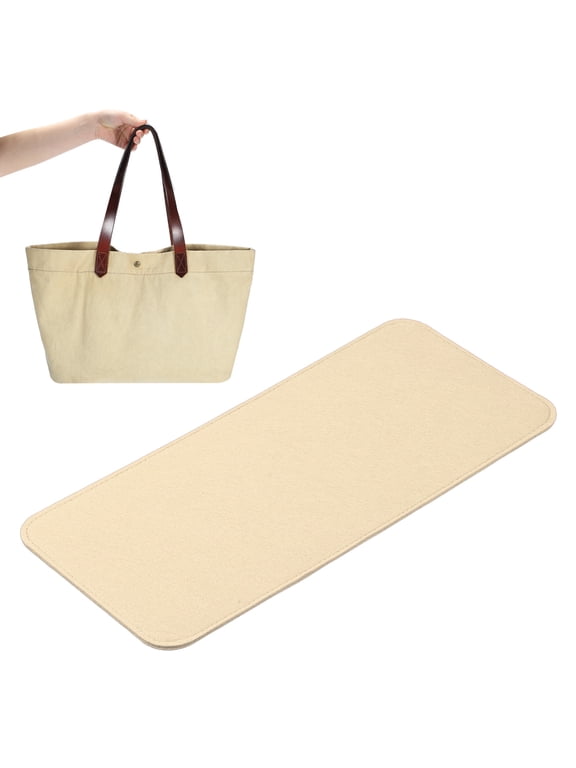 15x7 Inch Felt Base Shaper Bag Shaper Pad Purse Liner Insert for Handbags Light Beige