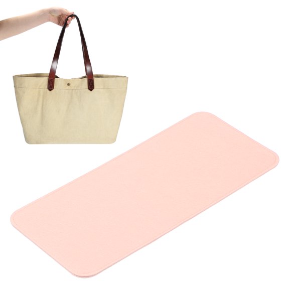Uxcell 15x7 Inch Felt Base Shaper Bag Shaper Pad Purse Liner Insert for Handbags Pink